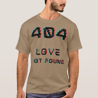 Kärlek Ej hittad present T Shirt