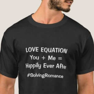 Kärlek ekvation, lyckligtvis allt efter relationer t shirt