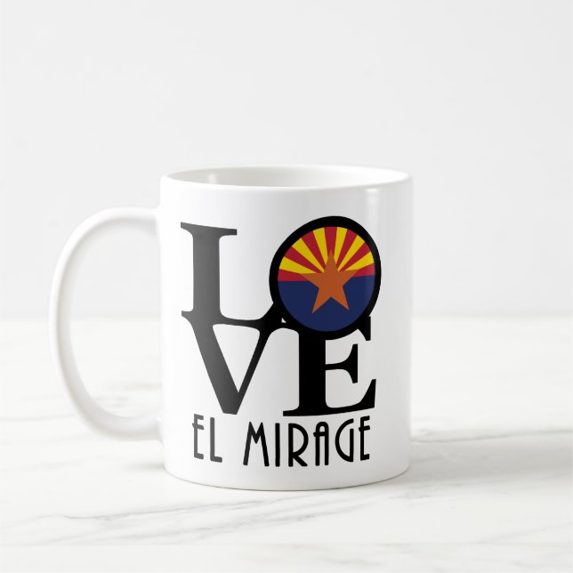 KÄRLEK El Mirage Arizona 11oz Kaffemugg (Vänster)