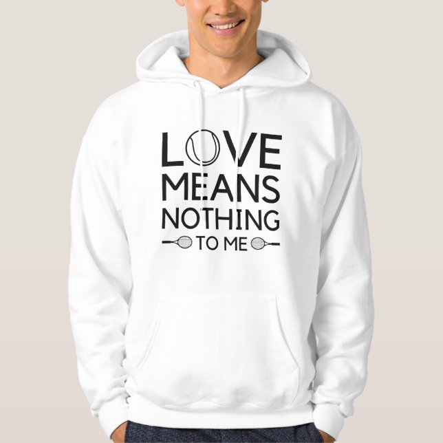 Kärlek Elak ingenting för mig Hoodie (Framsida)