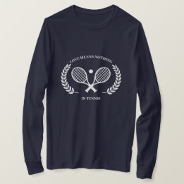 Kärlek Elak Ingenting i tennis T Shirt