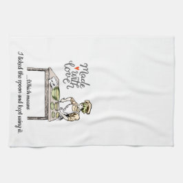 Kärlek-Elak Slickat jag "Spoon-finalen" Kökshandduk