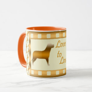 Kärlek Elegant Modern Popular Best Heart Mugg