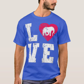 Kärlek Elephant T Shirt