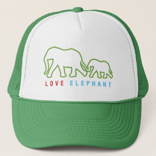 Kärlek Elephant Truckerkeps