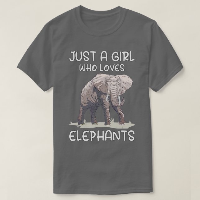 Kärlek Elephants Safari Animals Wildlife Vild Anim T Shirt (Design framsida)