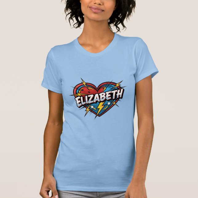 Kärlek Elizabeth T Shirt (Framsida)