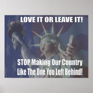 Kärlek eller Lämna det Poster