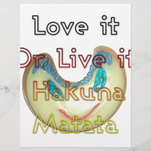 Kärlek eller Live it Hakuna Matata.png (Framsida)