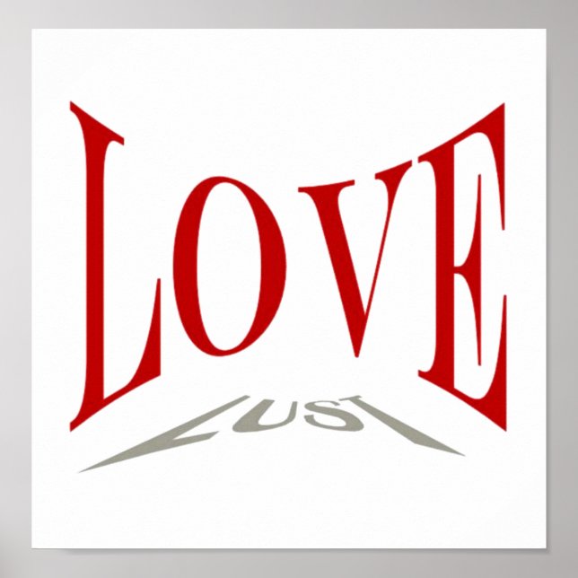 Kärlek eller Lust Poster (Framsidan)