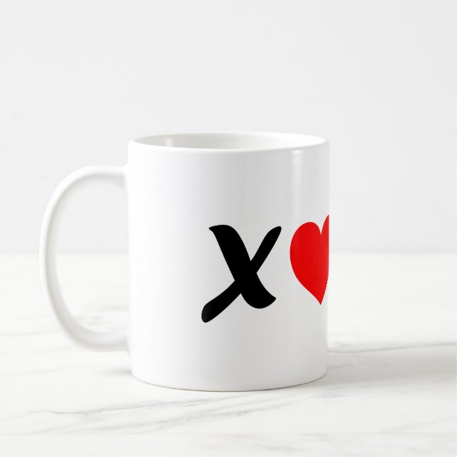 Kärlek Embrace XOXO Harmony Kaffemugg (Vänster)