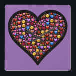 Kärlek Emoji Customized Fyrkantig Klocka<br><div class="desc">www.leahg.me... ... ... ... ... ... ... ... ... ... ... ... ... ... ... som finns här är en av många trender som kostym behöver för mode 2016 och 2017. Besök vår butik www.zazzle.com/trending2016* om du vill visa fullt med mode-kläder, dekorplagg och presenter med unika utformningar och teckningar. Alla...</div>