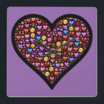 Kärlek Emoji Customized Fyrkantig Klocka<br><div class="desc">www.leahg.me... ... ... ... ... ... ... ... ... ... ... ... ... ... ... som finns här är en av många trender som kostym behöver för mode 2016 och 2017. Besök vår butik www.zazzle.com/trending2016* om du vill visa fullt med mode-kläder, dekorplagg och presenter med unika utformningar och teckningar. Alla...</div>