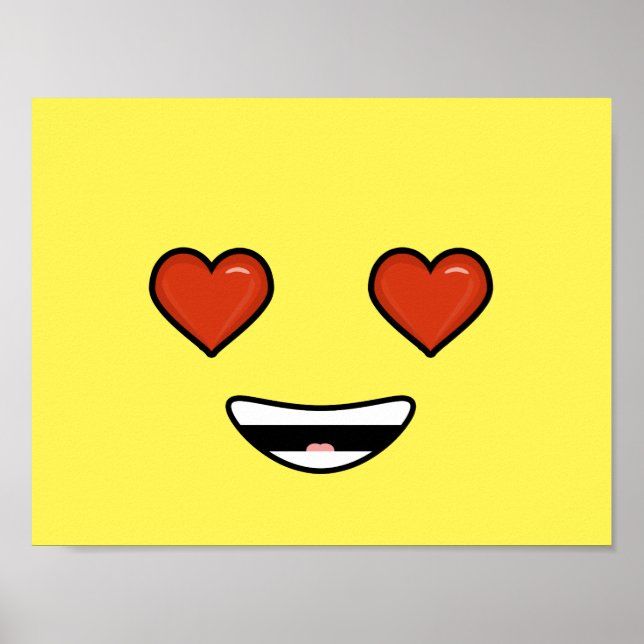 Kärlek Emoji Poster (Framsidan)