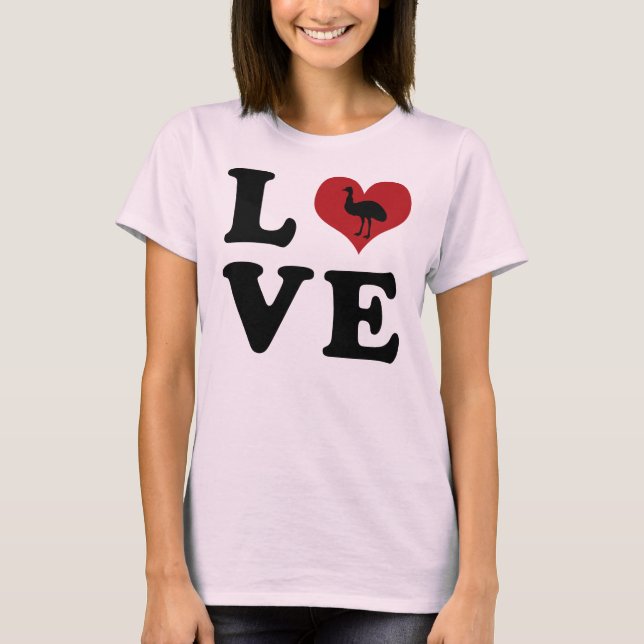 KÄRLEK - Emu Tee Shirt (Framsida)