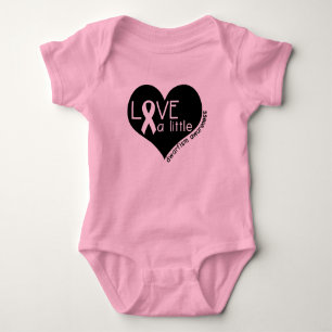 Kärlek en liten spädbarnsdräkt, dvärgfasthet t shirt