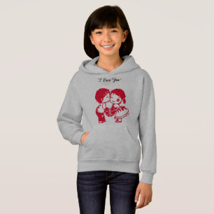 Kärlek Energy: Sweet Boy and Girl på Hoodie T Shirt