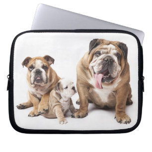 Kärlek (engelsk bulldocka, marijuy Hund Laptop sl Sleeve