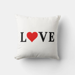 KÄRLEK enkel minimalistisk Elegant Kudde