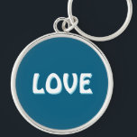 KÄRLEK ENMPLE GIFT WOMEN GIRLFRIEND FRIEND RUND SILVERFÄRGAD NYCKELRING<br><div class="desc">Denna design är lämpligare för att öka människors kreativitet</div>