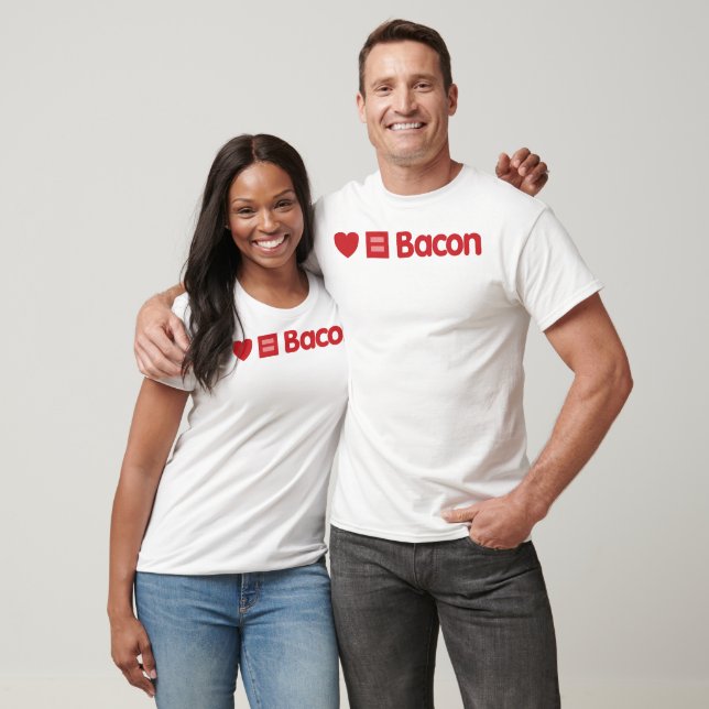 Kärlek Equality Bacon Tee Shirt (Unisex)