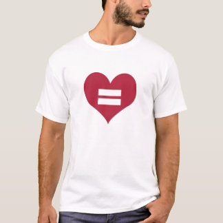 Kärlek Equality Heart Tee Shirt