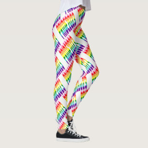 Kärlek Equality Rainbow Flagga HGBTQ Pride 2023 Le Leggings