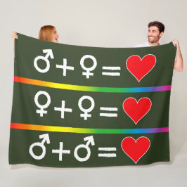 KÄRLEK EQUATION FLEECEFILT