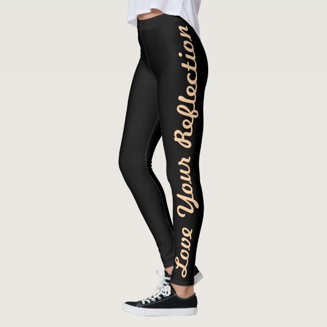 Kärlek er reflektion leggings (Vänster)