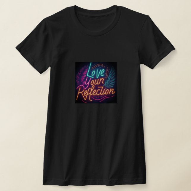 Kärlek er reflektion t shirt (Laydown)