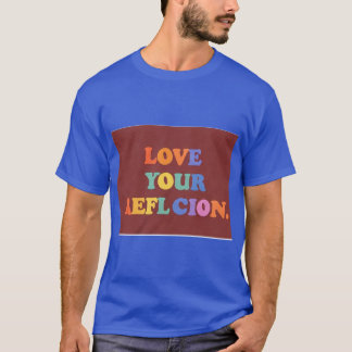 Kärlek er reflektion t shirt