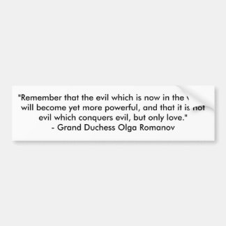 Kärlek erövrar ondska bildekal