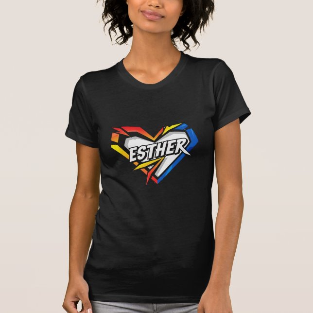 Kärlek Esther T Shirt (Framsida)