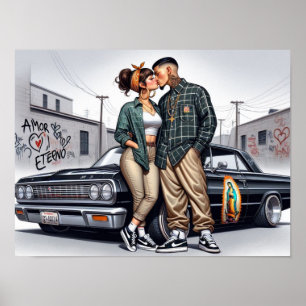 Kärlek Eterno Cholo Kärlek par Poster