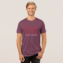 Kärlek - Ett Hjärta. Sju Former T-Shirt