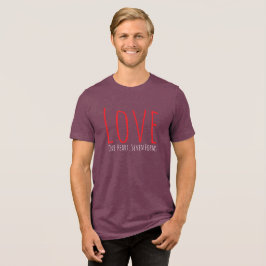Kärlek - Ett Hjärta. Sju Former T-Shirt