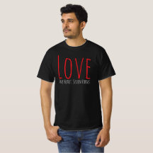 Kärlek - Ett Hjärta. Sju Former T-Shirt