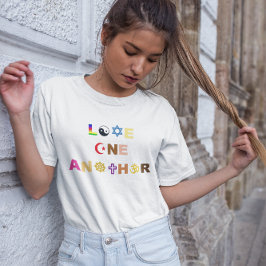 Kärlek ett till tee shirt