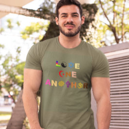 Kärlek ett till tee shirt