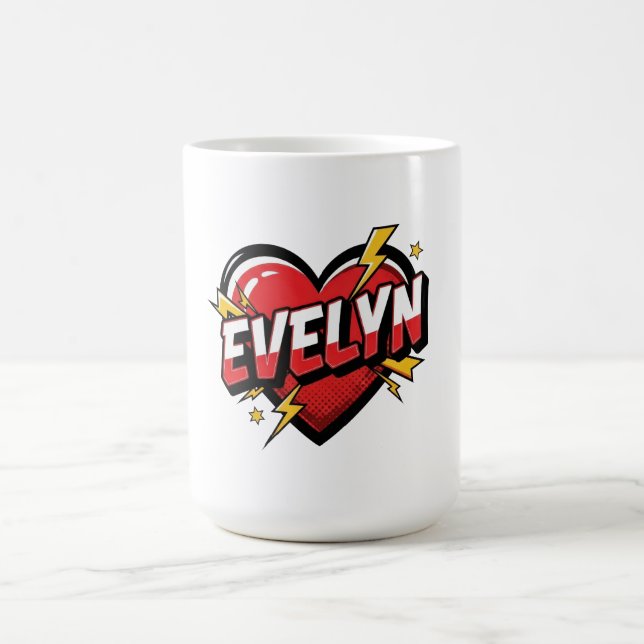 Kärlek Evelyn Kaffemugg (Center)