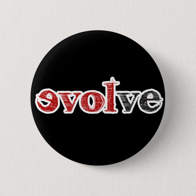 Kärlek Evolve Knapp (Framsida)