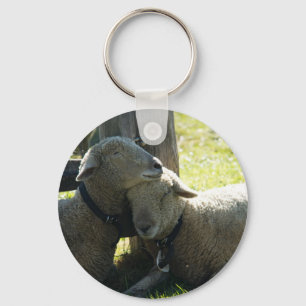 Kärlek Ewe Sheep Nyckelring