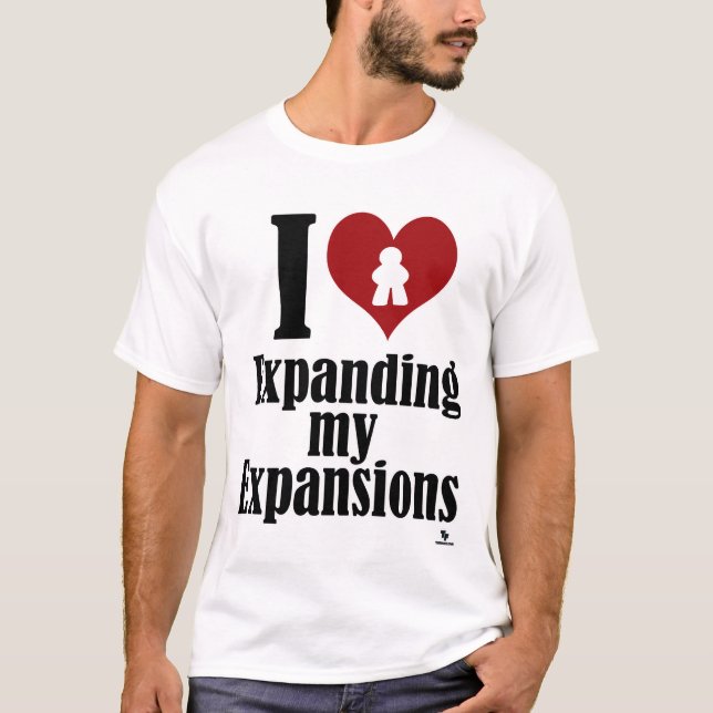 Kärlek expanderar min utbyggnadslov för spel t shirt (Framsida)