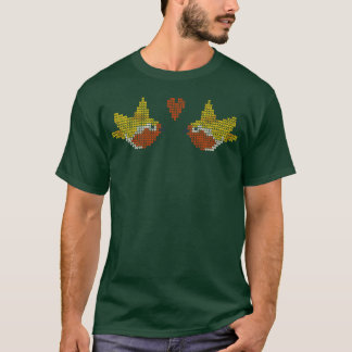 Kärlek fåglar pojke t shirt