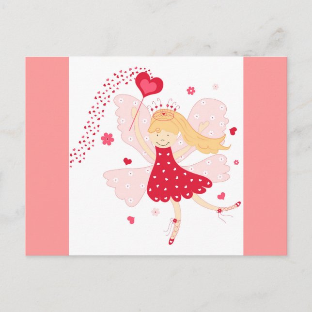 Kärlek fairy - vykort (Framsida)