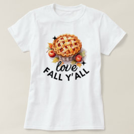 Kärlek Fall Y'all | Höst löv | Cute Fall T Shirt