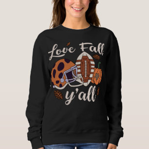 Kärlek Fall Y'all Shirt Trendig Fall Shirt Cute Fa T