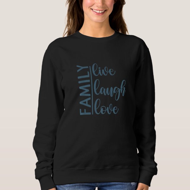 Kärlek familjeliv mor morsa t shirt (Framsida)