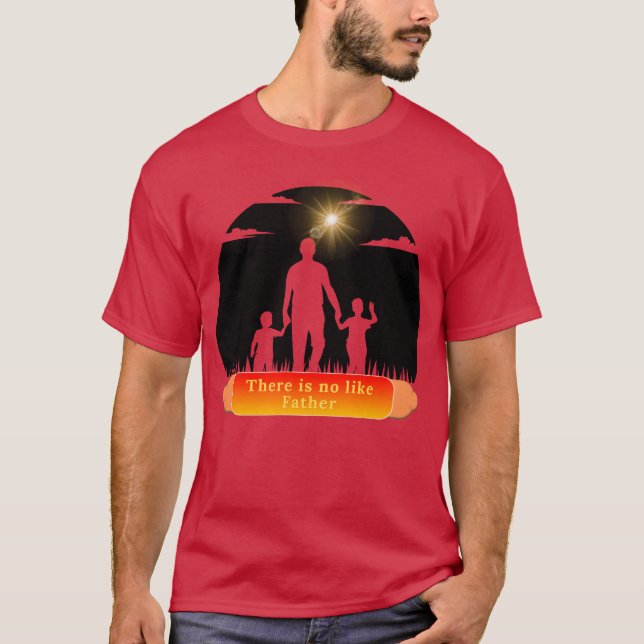kärlek far retro t shirt (Framsida)