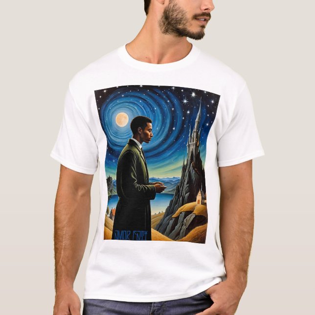 Kärlek Fati Cosmic Reflection Inspirational T-Shir T Shirt (Framsida)